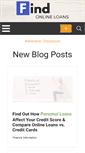 Mobile Screenshot of findonlineloans.com